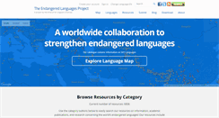 Desktop Screenshot of endangeredlanguages.com
